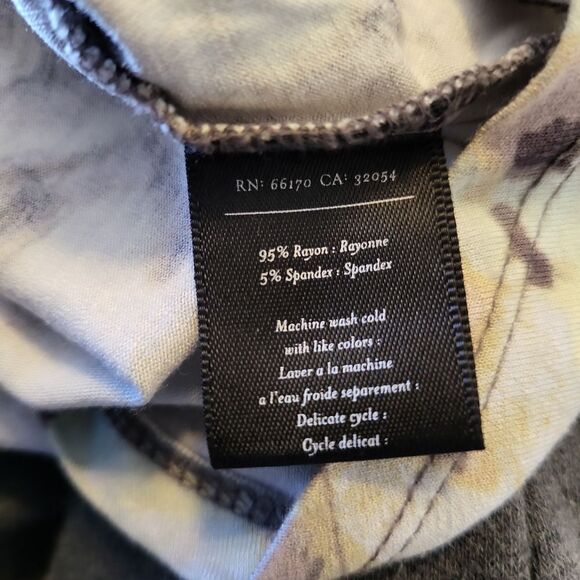 Anthropologie Deletta beautiful watercolor print one shoulder top - Picture 7 of 7